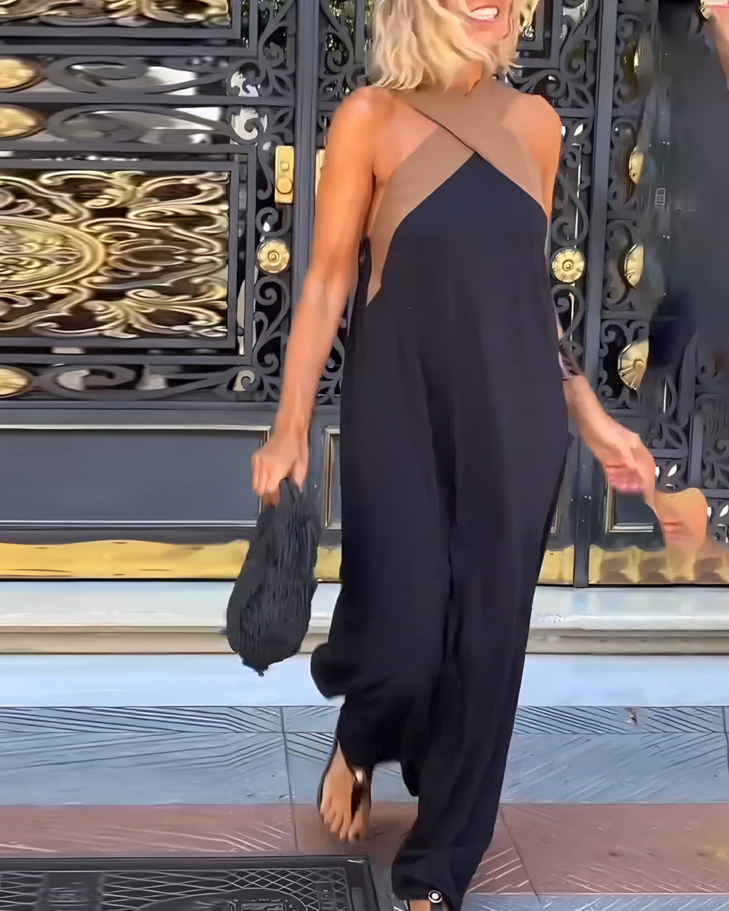 Women's Loose Halter Maxi Dress — view 4