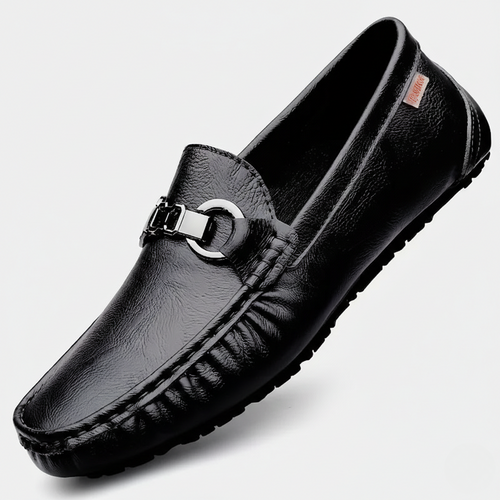 Alessio | Men’s Pebbled Leather Driving Loafer
