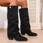 Anya | Women’s Knee High Low Heel Boots