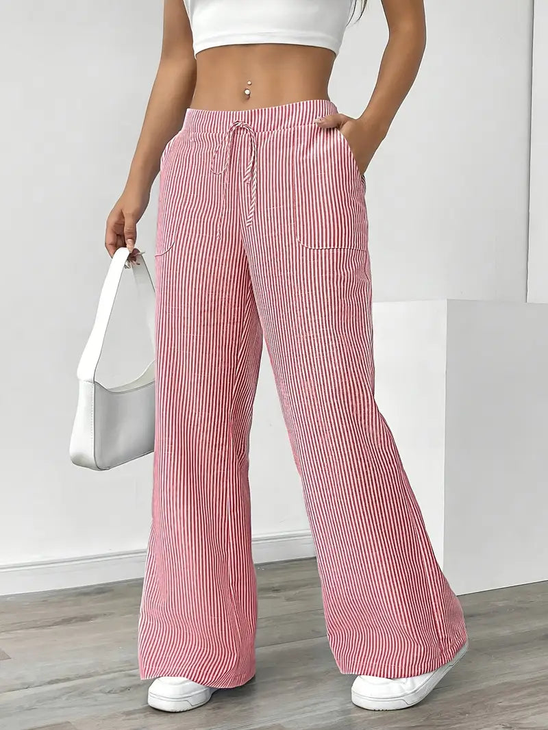 Bernice | Women’s Boho Beach Flare Trousers — TOPNEWPLACE (view 10)