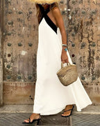 Women's Loose Halter Maxi Dress — view 8