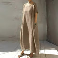 Women's Short Sleeve Caftan Maxi Dress — view 1
