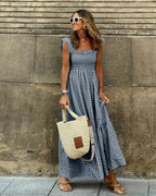 Women's Flutter Sleeve Maxi Dress — view 6