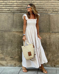 Women's Flutter Sleeve Maxi Dress — view 1
