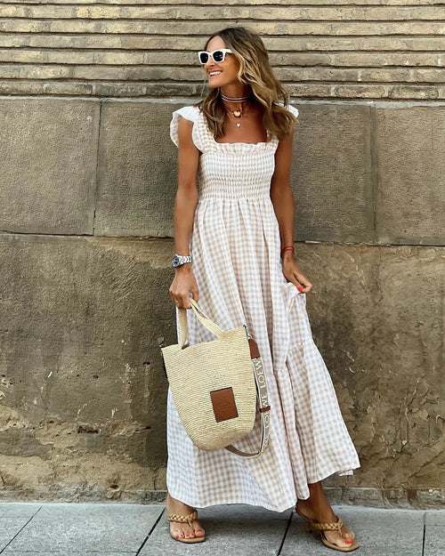Women's Flutter Sleeve Maxi Dress — view 1