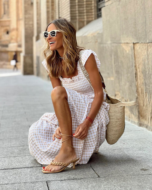 Women's Flutter Sleeve Maxi Dress — view 2