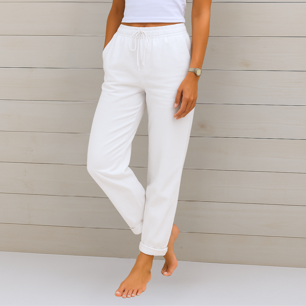 Apolline | Women’s Cotton-Linen Daily Lounge Pants — TOPNEWPLACE (view 7)