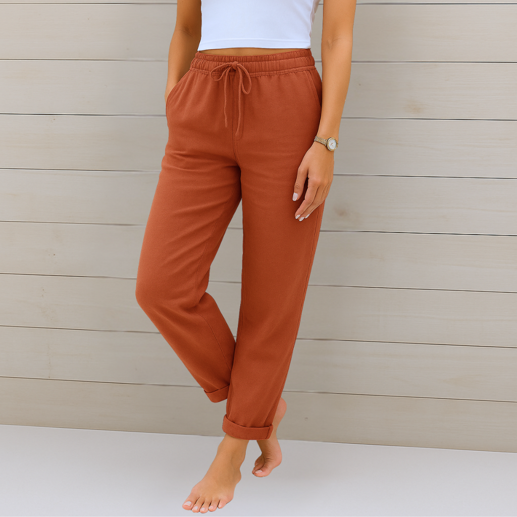 Apolline | Women’s Cotton-Linen Daily Lounge Pants — TOPNEWPLACE (view 6)