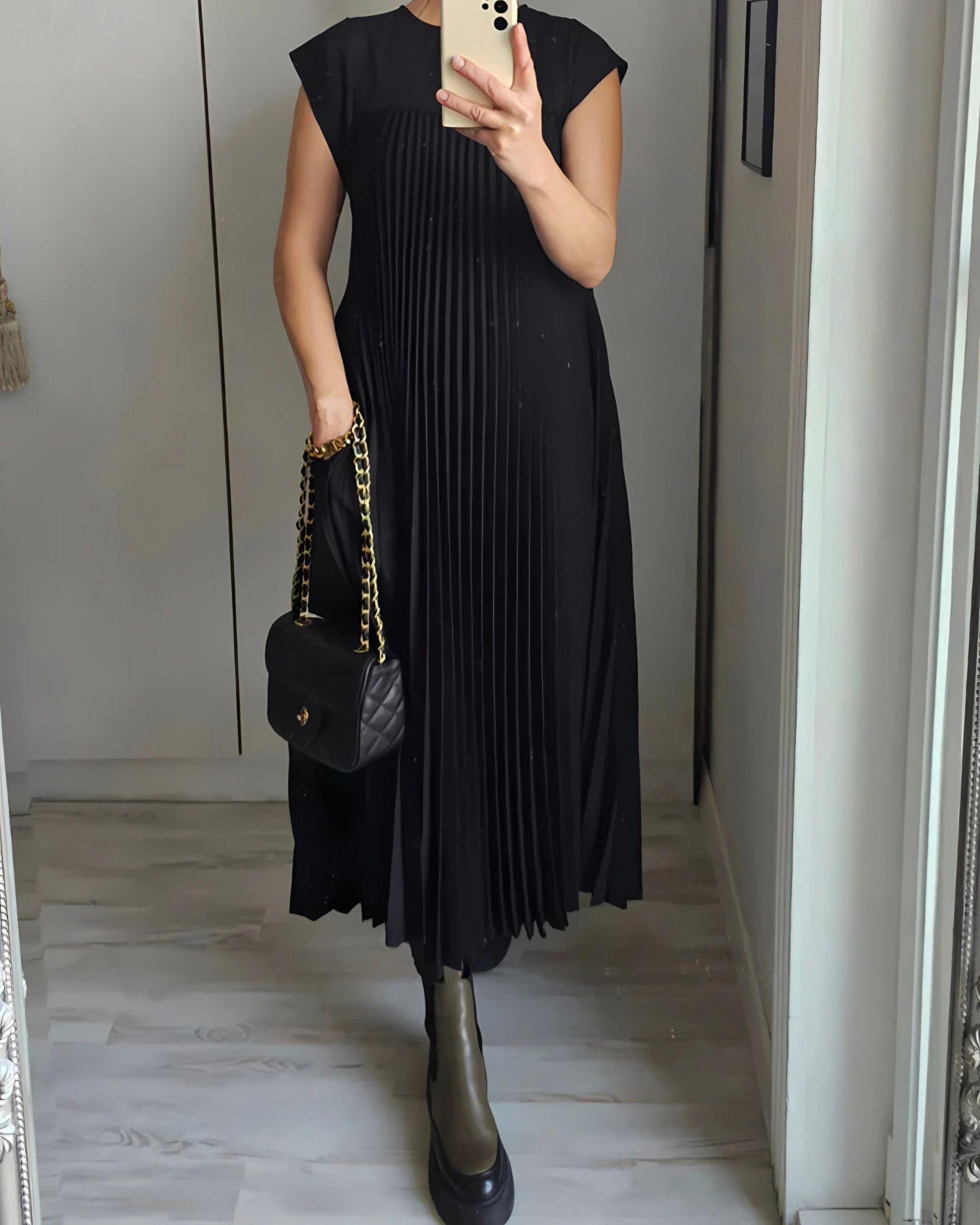 Women's Pleated Maxi Dress — view 2