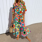 Women's Long Sleeve Shirt Maxi Dress — view 2