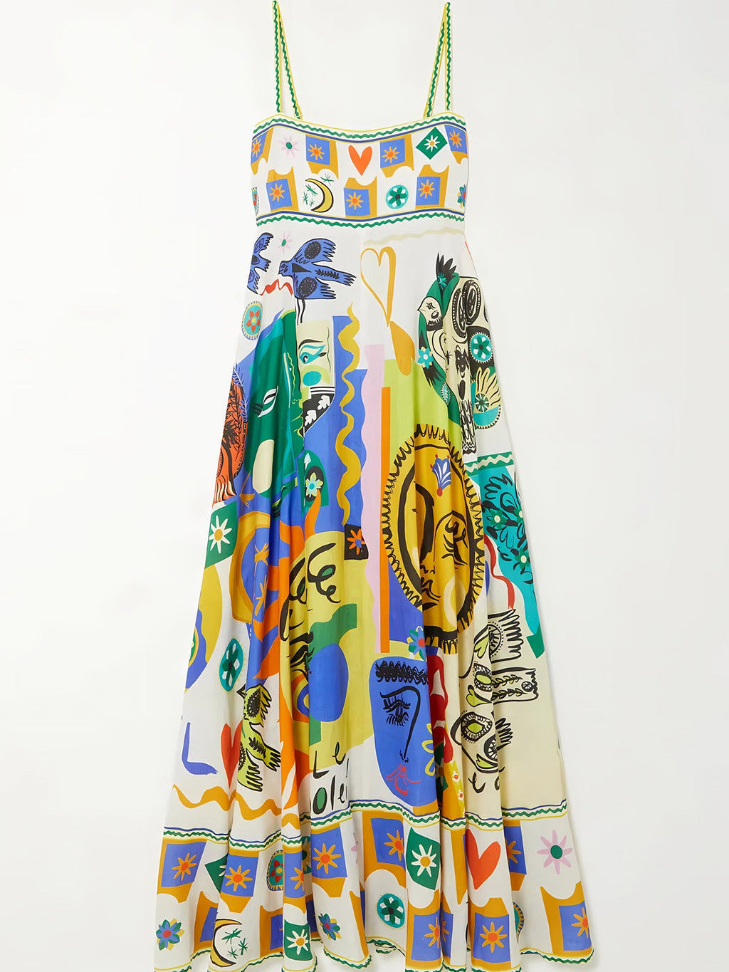 Women's Printed Sleeveless Maxi Dress — view 3
