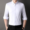Men's Long Sleeve Johnny Collar Shirt — view 1