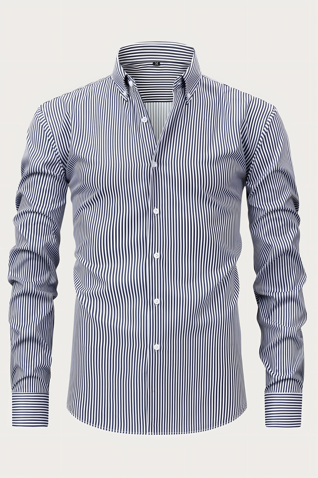 Men's Long Sleeve Striped Shirt — view 5