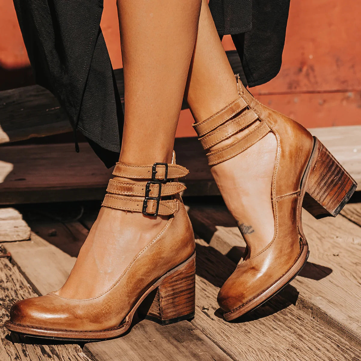 Vittoria | Women’s Triple Ankle Strap Sandals