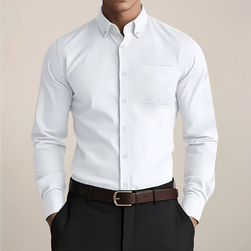 Men's Long Sleeve Button-Down Shirt — view 1