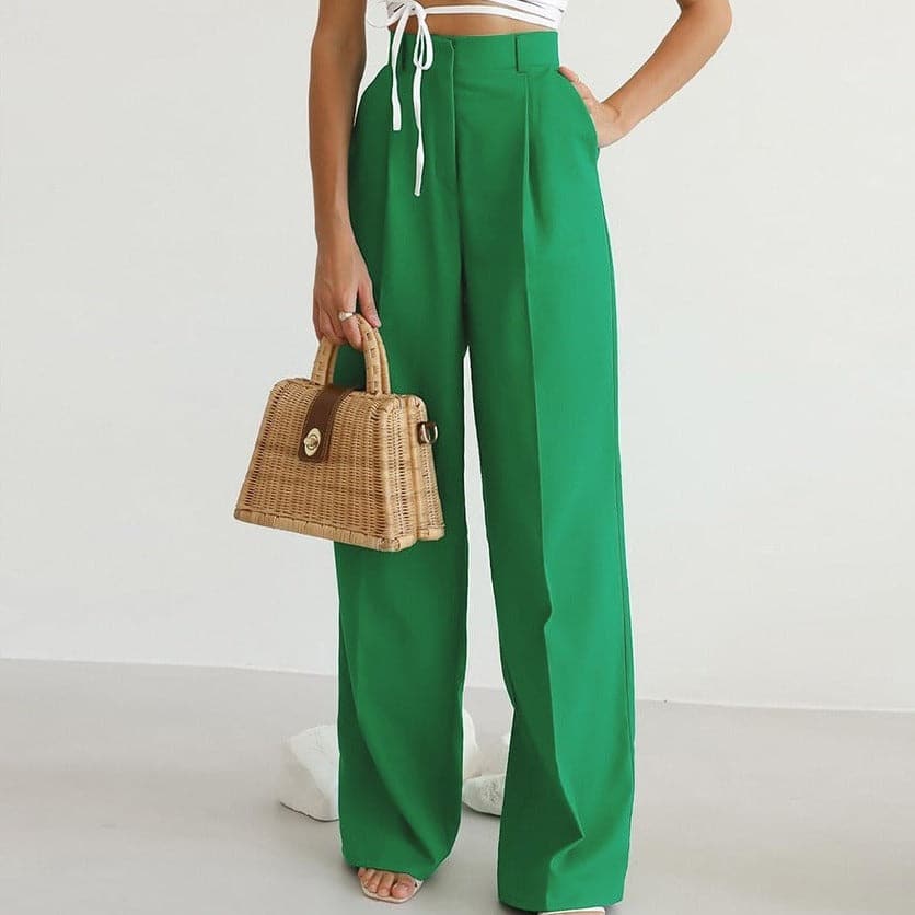 Valerial | Women’s Pleated Palazzo Pants — TOPNEWPLACE