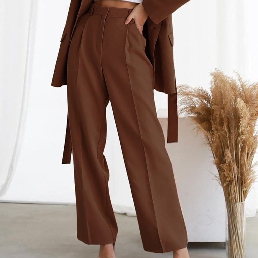 Valerial | Women’s Pleated Palazzo Pants — TOPNEWPLACE (view 2)