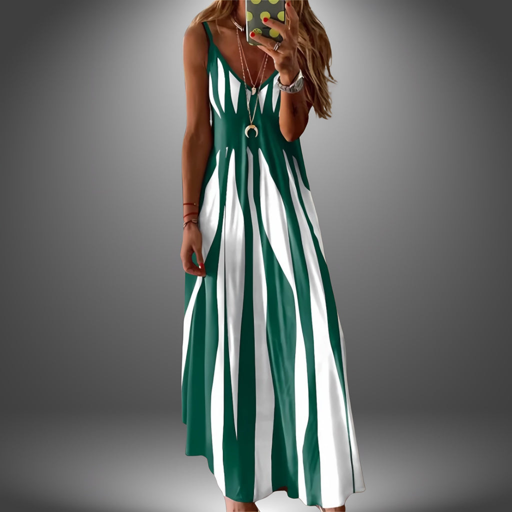 Women's Sleeveless V-Neck Maxi Dress — view 5
