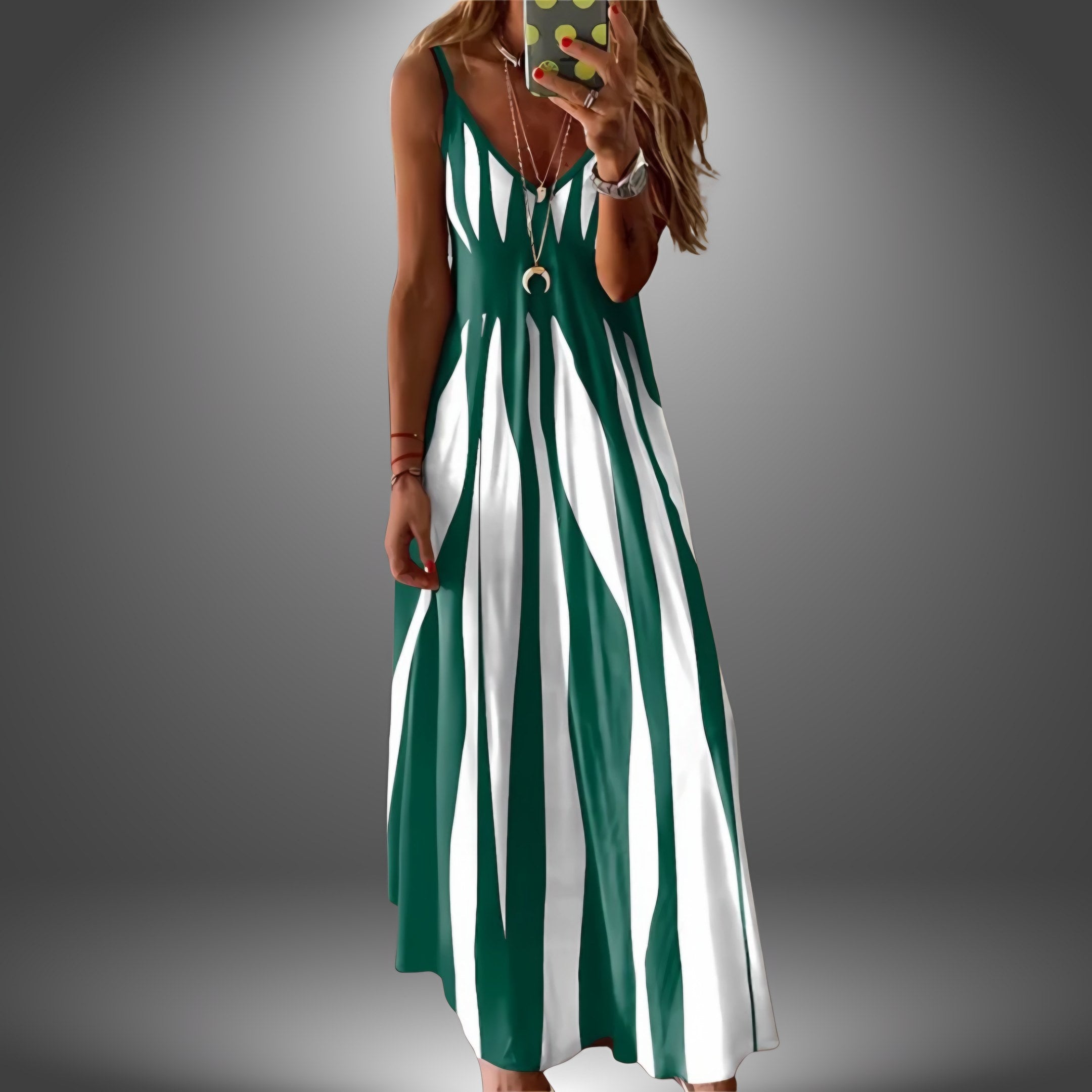 Women's Sleeveless V-Neck Maxi Dress — view 5
