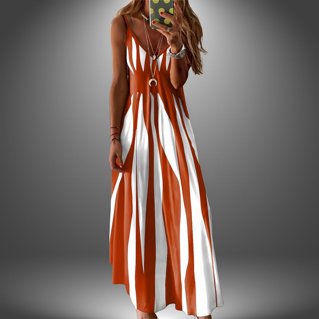 Women's Sleeveless V-Neck Maxi Dress — view 4