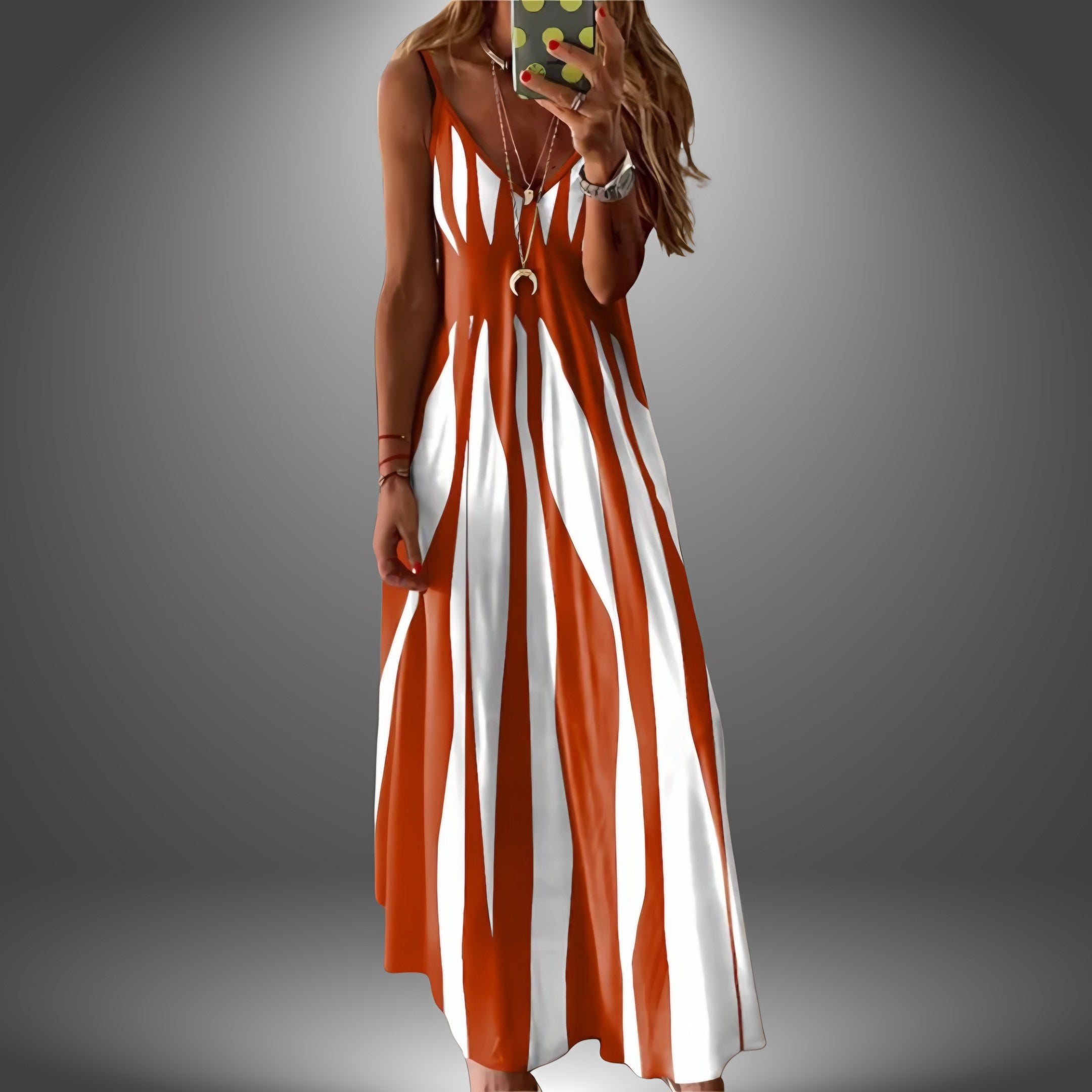 Women's Sleeveless V-Neck Maxi Dress — view 4