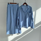 Floriana | Women’s Linen Wide Leg Outfit Set
