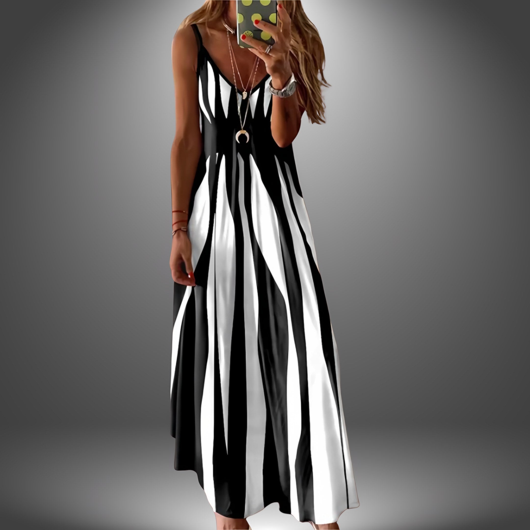 Women's Sleeveless V-Neck Maxi Dress — view 2