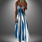 Women's Sleeveless V-Neck Maxi Dress — view 1