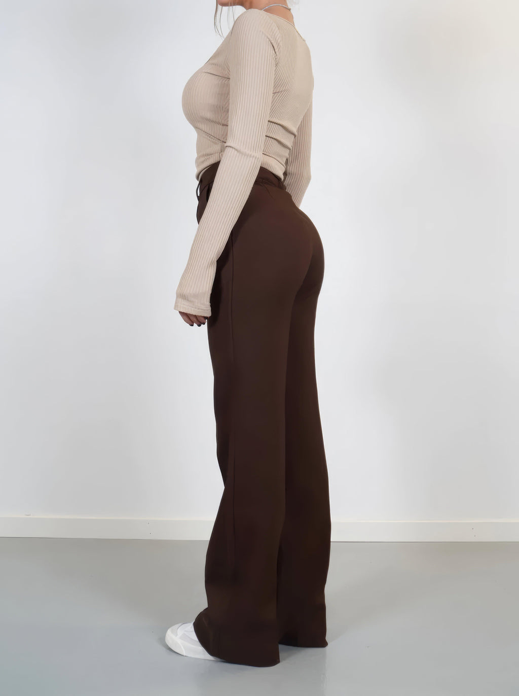 Eloise | Women’s High-Rise Pintuck Flowy Trousers — TOPNEWPLACE (view 8)