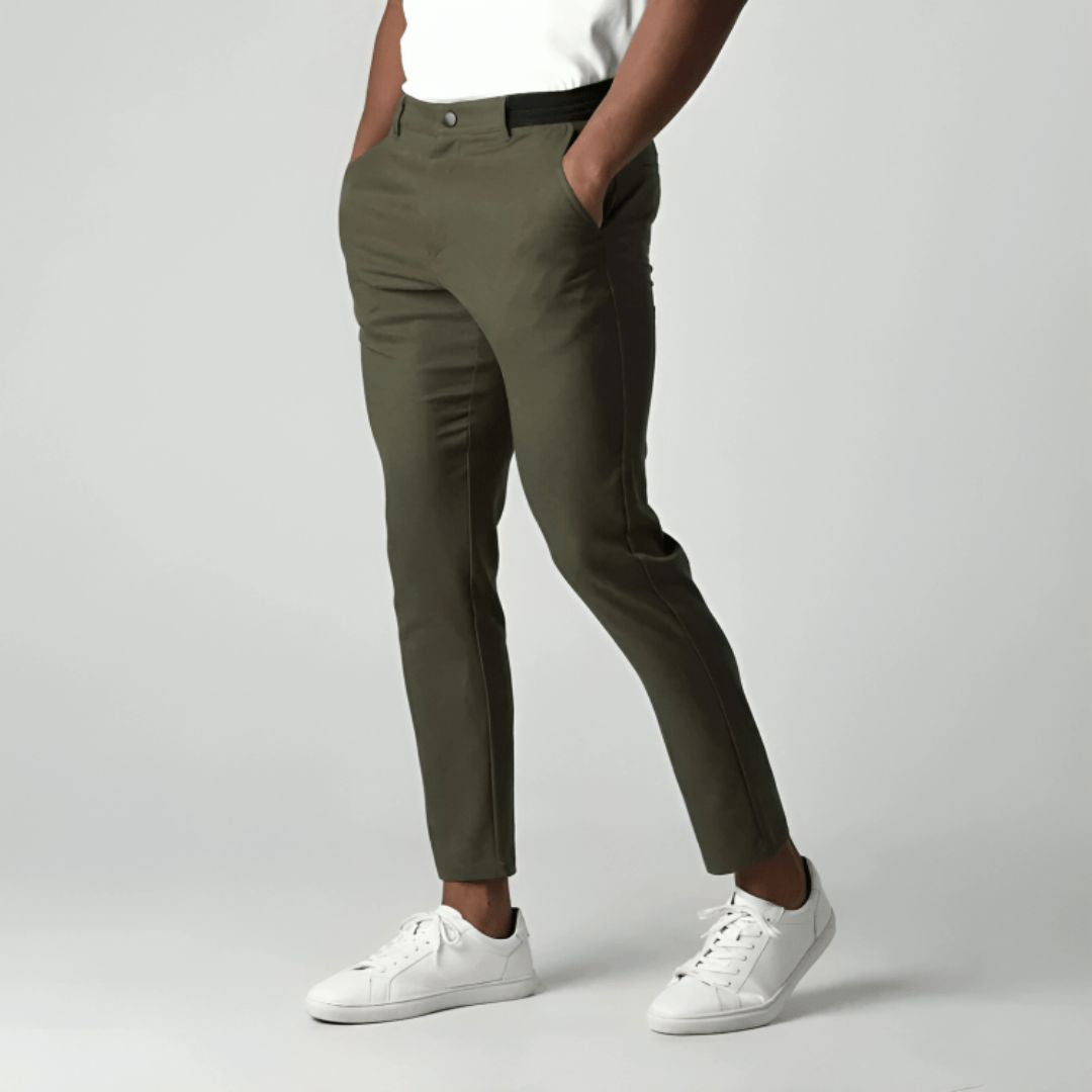 Stretchy Chino Pants For Men — Comfortable Waist