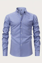 Men's Long Sleeve Striped Shirt — view 6