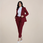 Nova | Women's High-Density Crepe Two-Piece Suit — TOPNEWPLACE (view 2)