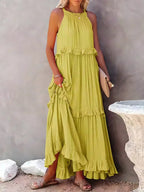 Women's Sleeveless Halter Maxi Dress — view 20