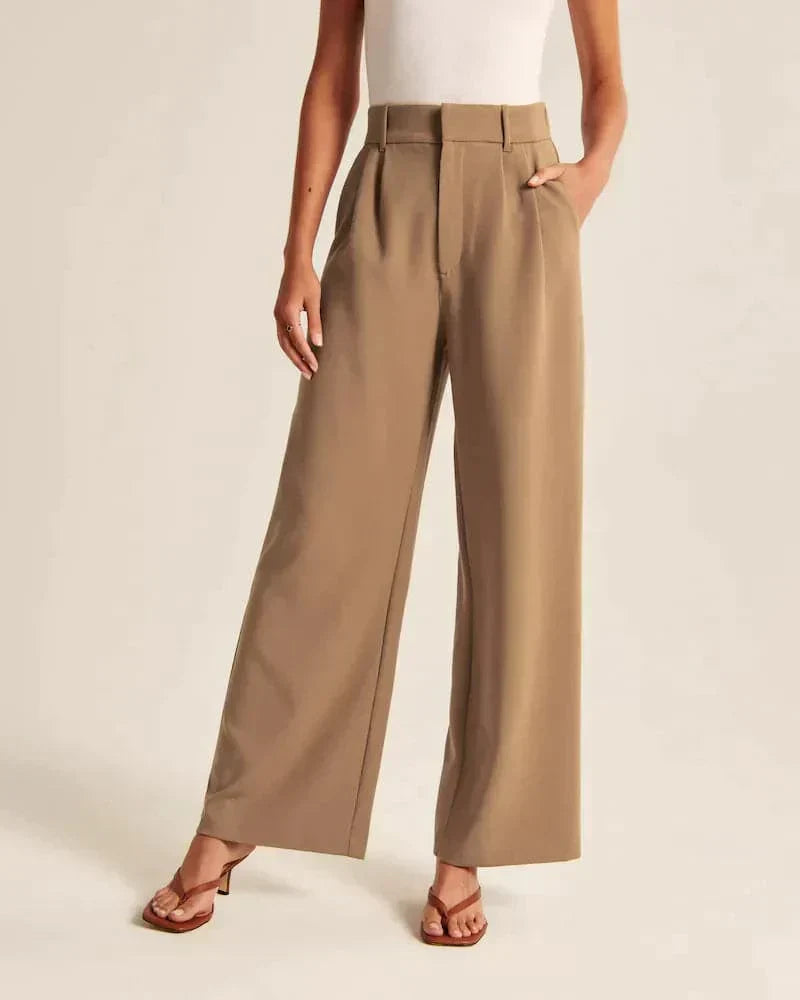 Women's High-Rise Wide Leg Casual Pants — TOPNEWPLACE (view 6)