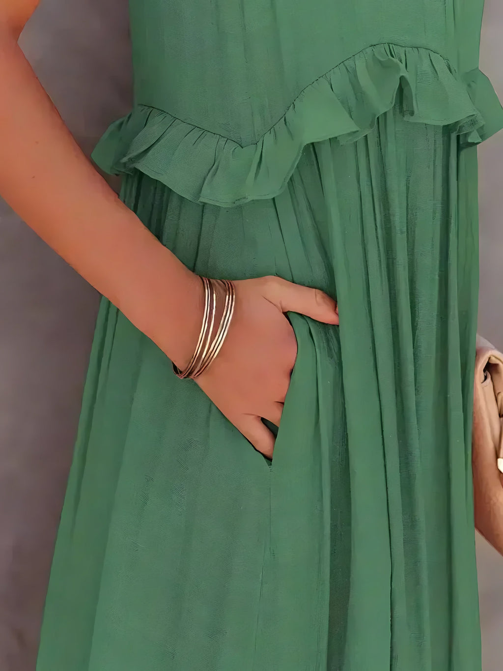 Women's Sleeveless Halter Maxi Dress — view 17