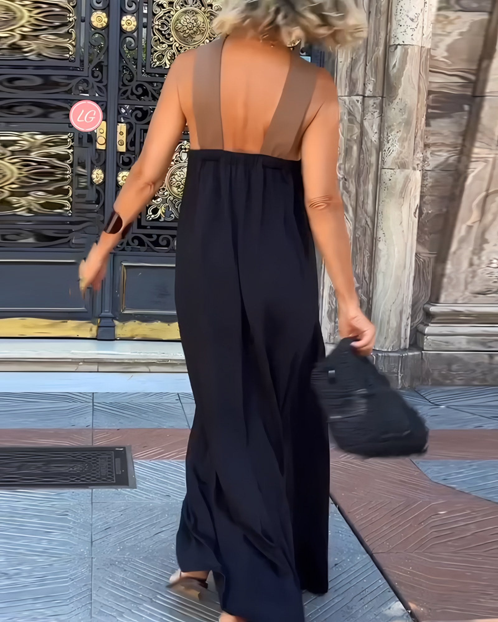 Women's Loose Halter Maxi Dress — view 2
