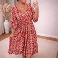 Women's A-Line V-Neck Maxi Dress — view 1