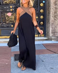Women's Loose Halter Maxi Dress — view 3