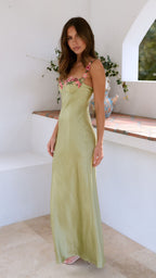 Women's Embroidered Strap Maxi Dress — view 2