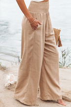 Bethany | Women's Flowy Palazzo Trousers — TOPNEWPLACE (view 8)