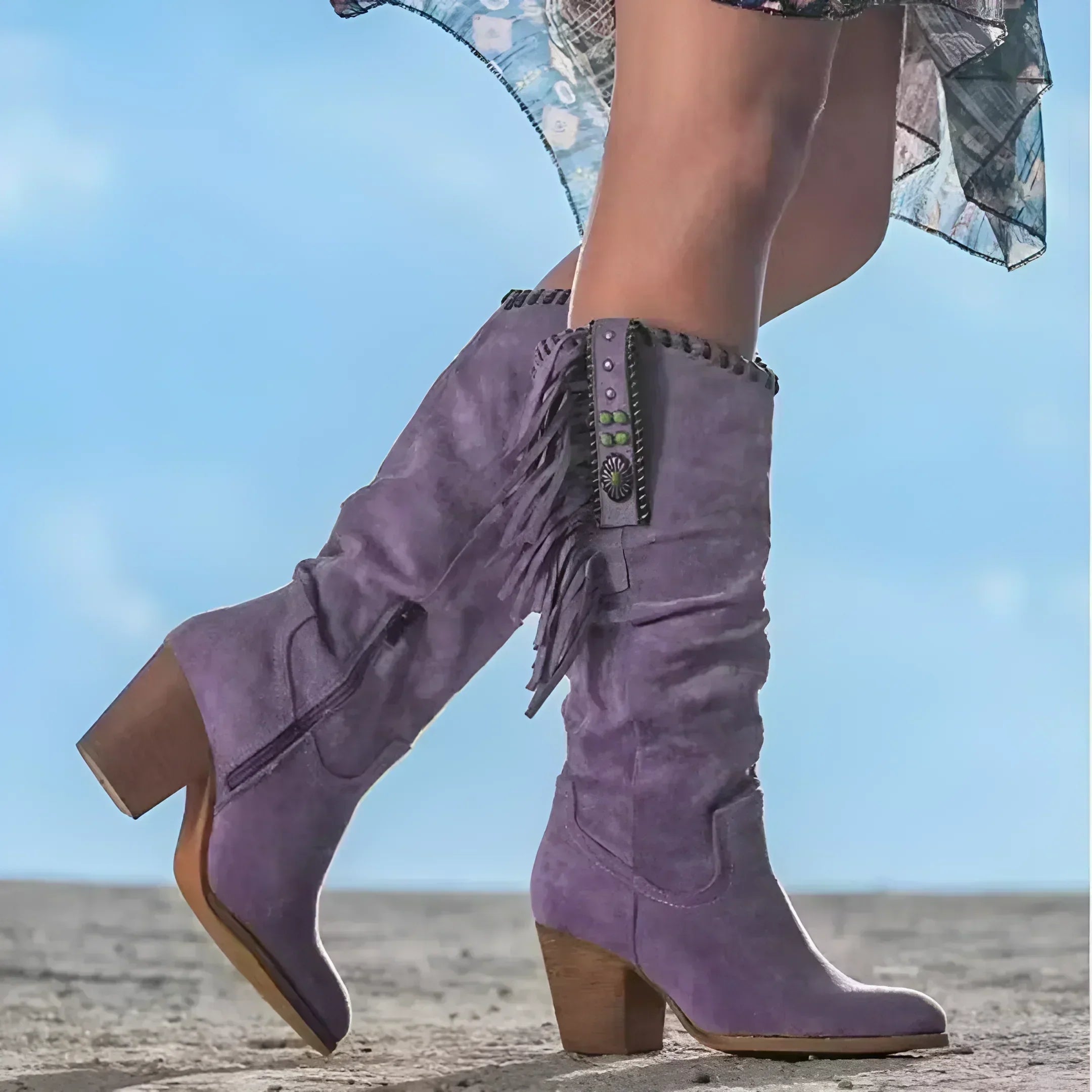 Marielle | Women’s Mid Calf Heeled Boots