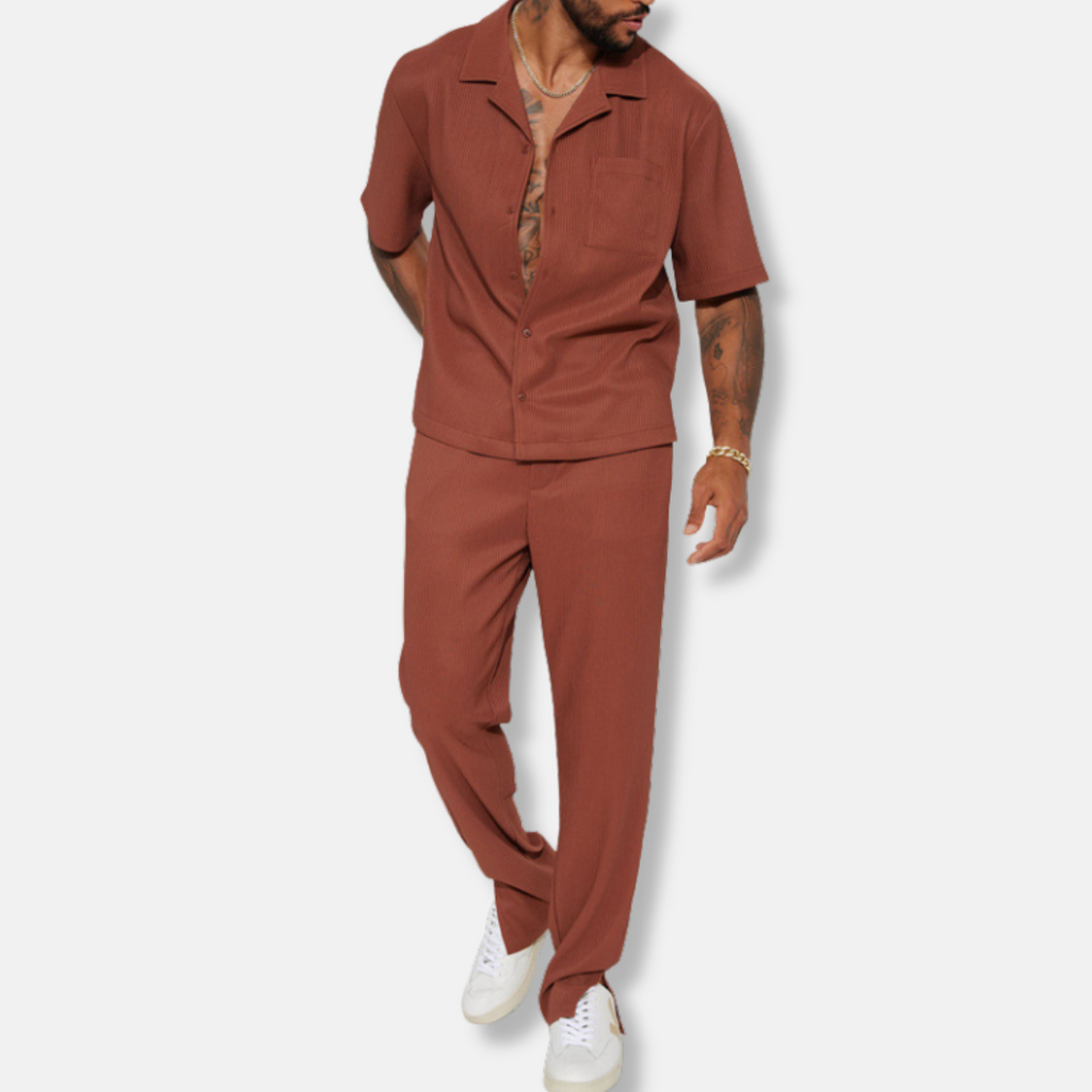 Luc | Men’s Short Sleeve Shirt Set
