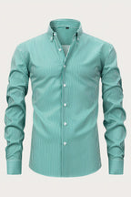 Men's Long Sleeve Striped Shirt — view 7