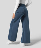 Gineva | Women’s High-Rise Flare Denim Pants — TOPNEWPLACE (view 3)