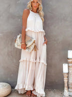 Women's Sleeveless Halter Maxi Dress — view 2