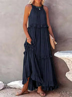 Women's Sleeveless Halter Maxi Dress — view 12