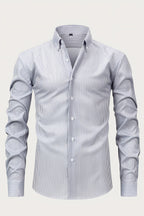 Men's Long Sleeve Striped Shirt — view 2