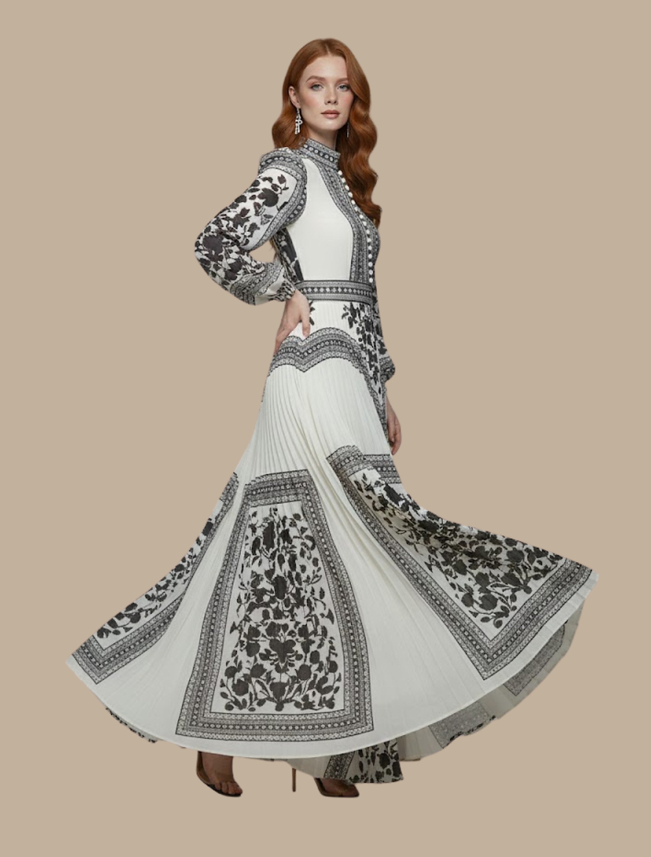 Women's Pleated Maxi Dress — view 4