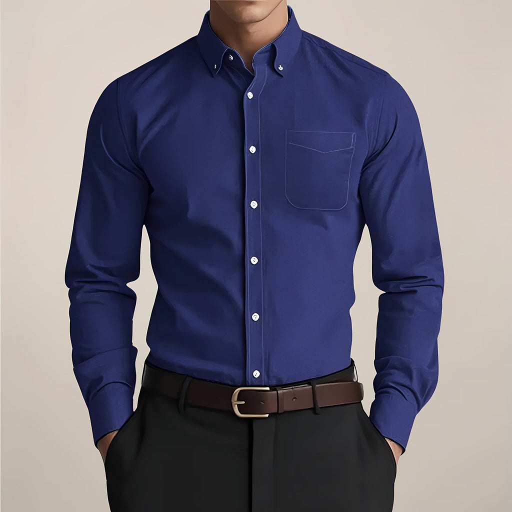 Men's Long Sleeve Button-Down Shirt — view 4