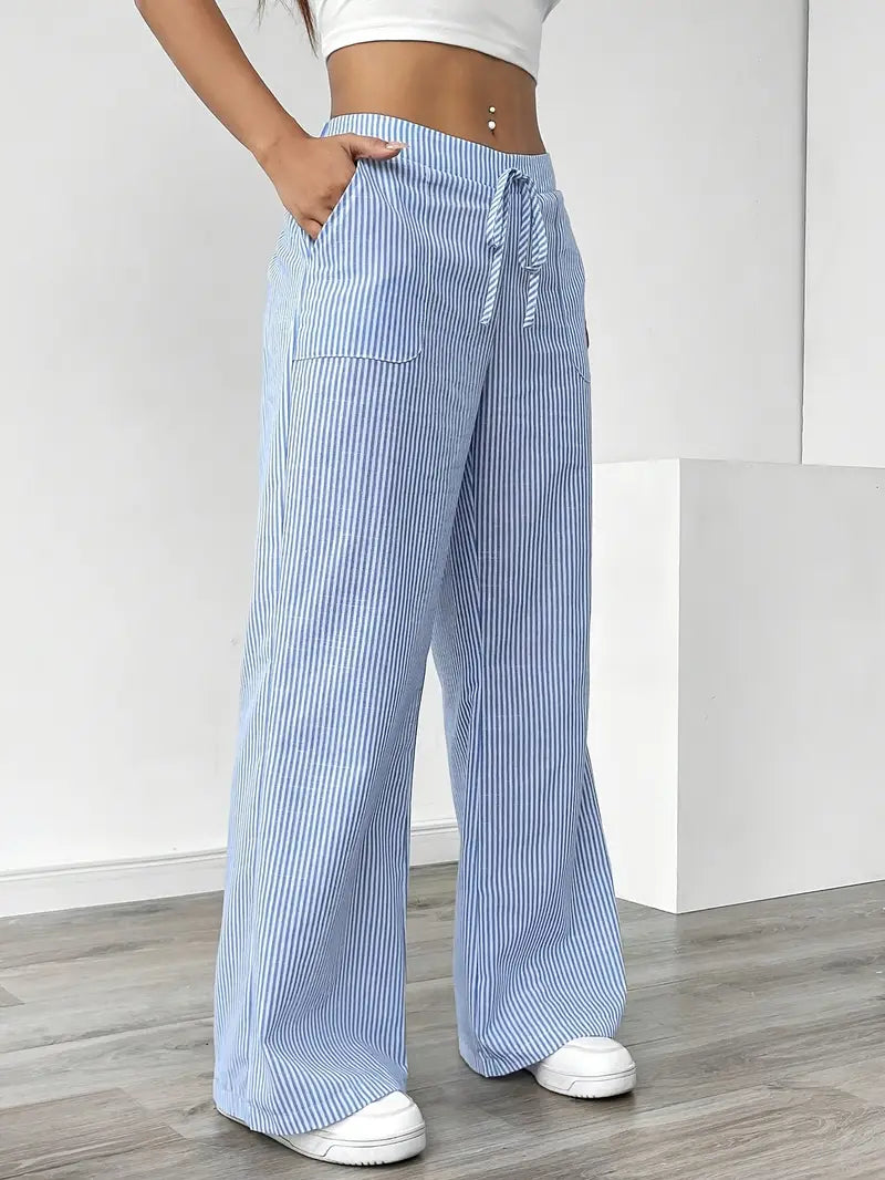 Bernice | Women’s Boho Beach Flare Trousers